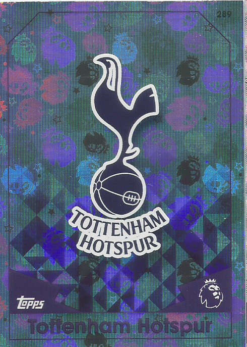 TOTTENHAM H FCOTSPURS - MATCH ATTAX 2016/2017 - "CLUB BADGE" FOIL CARD