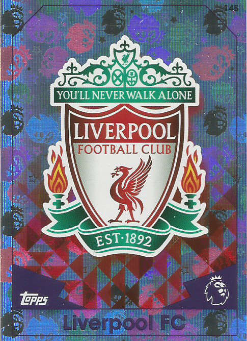 LIVERPOOL FC - MATCH ATTAX 2016/2017 - "CLUB BADGE" FOIL CARD