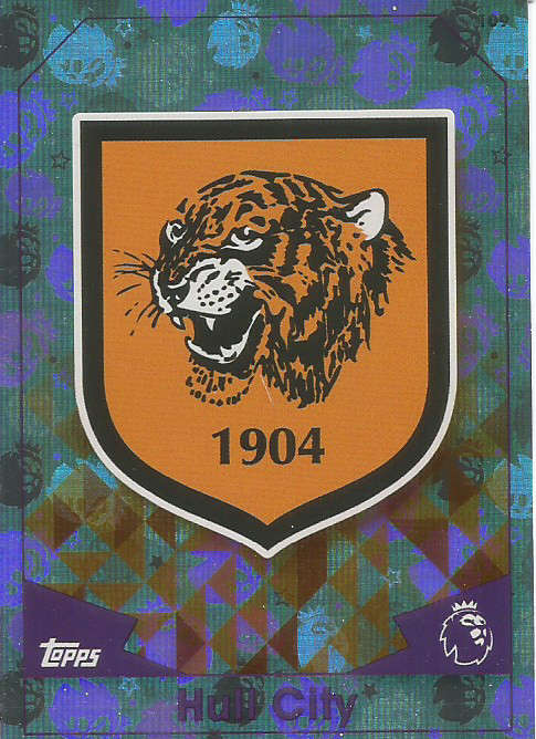 HULL CITY FC - MATCH ATTAX 2016/2017 - "CLUB BADGE" FOIL CARD
