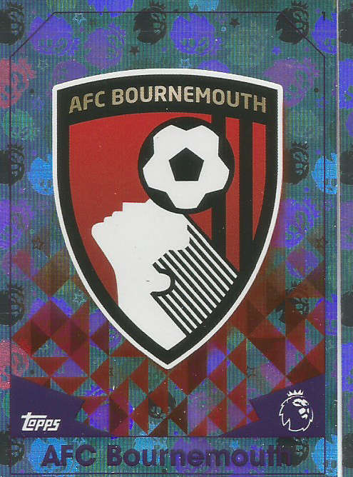 AFC BOUREMOUTH - MATCH ATTAX 2016/2017 - "CLUB BADGE" FOIL CARD
