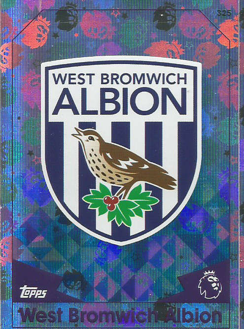 WEST BROMWICH ALBION - MATCH ATTAX 2016/2017 - "CLUB BADGE" FOIL CARD