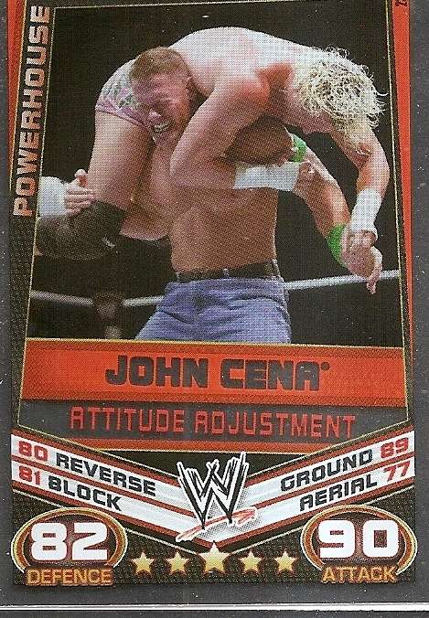WWE WRESTLING - `TOPPS SLAM ATTAX REBELLION`  2013/14 - `SIGNATURE MOVES`  FOIL TRADING CARDS