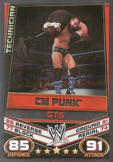 WWE WRESTLING - `TOPPS SLAM ATTAX REBELLION`  2013/14 - `SIGNATURE MOVES`  FOIL TRADING CARDS