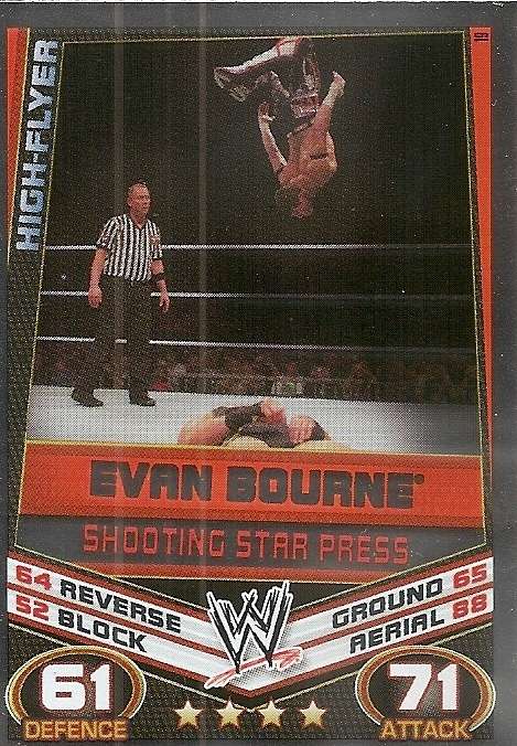 WWE WRESTLING - `TOPPS SLAM ATTAX REBELLION`  2013/14 - `SIGNATURE MOVES`  FOIL TRADING CARDS