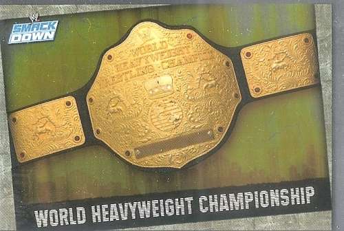 WWE WRESTLING - "TOPPS SLAM ATTAX EVOLUTION"  2010 - "TITLE BELTS" FOIL TRADING CARDS AVAILABLE