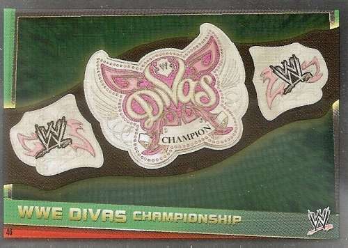 WWE WRESTLING - "TOPPS SLAM ATTAX REBELLION"  2013/14 - "TITLE BELTS"  FOIL TRADING CARDS