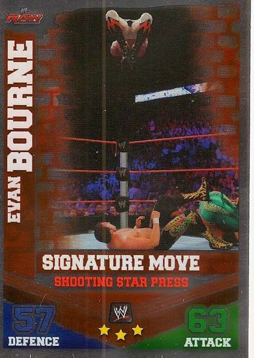 WWE WRESTLING - `TOPPS SLAM ATTAX MAYHEM`  2012/13 - `SIGNATURE MOVES` FOIL TRADING CARDS AVAILABLE