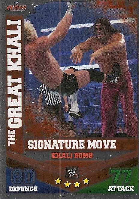 WWE WRESTLING - `TOPPS SLAM ATTAX MAYHEM`  2012/13 - `SIGNATURE MOVES` FOIL TRADING CARDS AVAILABLE