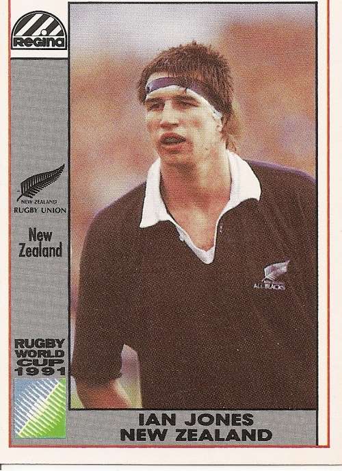 IAN JONES - 1991 RUGBY WORLD CUP(REGINA) COLLECTION - TRADING CARD 34