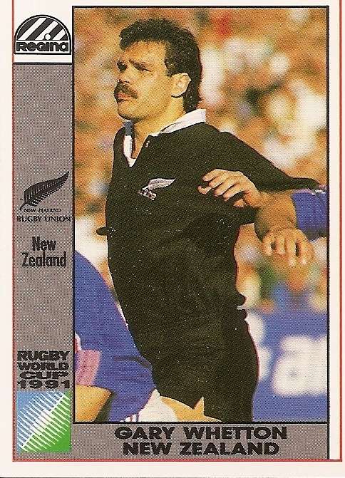 GARY WHETTON - 1991 RUGBY WORLD CUP(REGINA) COLLECTION - TRADING CARD 26