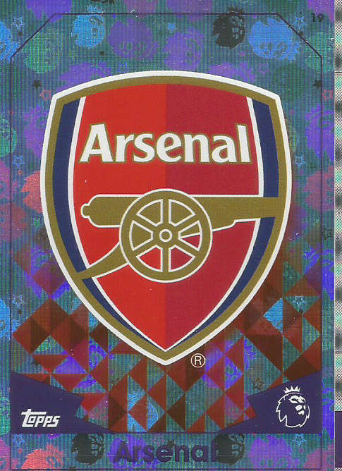 ARSENAL FC - MATCH ATTAX 2016/2017 - "CLUB BADGE" FOIL CARD