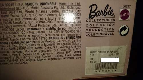 BARBIE DOLL - "PRINCESS of the PORTUGUESE EMPIRE" 2002 COLLECTOR'S EDITION