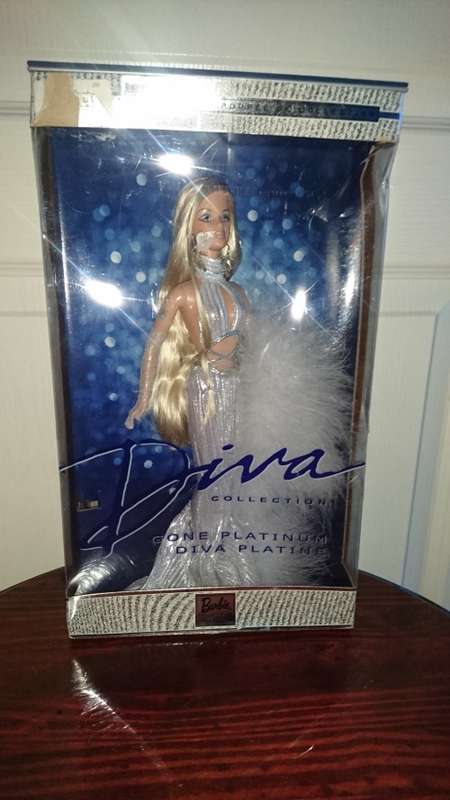 BARBIE DOLL - "BARBIE DIVA COLLECTION" 2002 -  "BARBIE GONE PLATINUM" - COLLECTOR'S EDITION