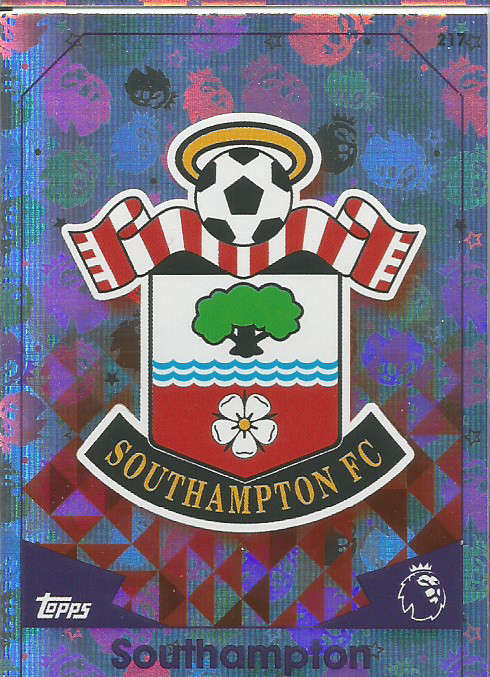 SOUTHAMPTON - MATCH ATTAX 2016/2017 - "CLUB BADGE" FOIL CARD