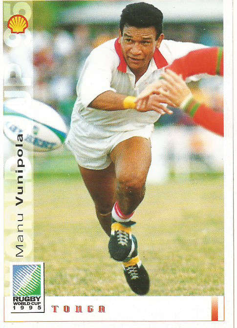 MANU VUNIPOLA  - SPORTS DECK "RUGBY WORLD CUP 95" -  BASE TRADING CARD 112