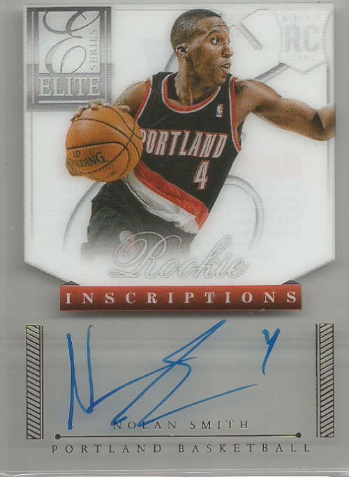 NOLAN SMITH -  PANINI 2013 "ROOKIE INSCRIPTIONS" AUTOGRAPH TRADING CARD