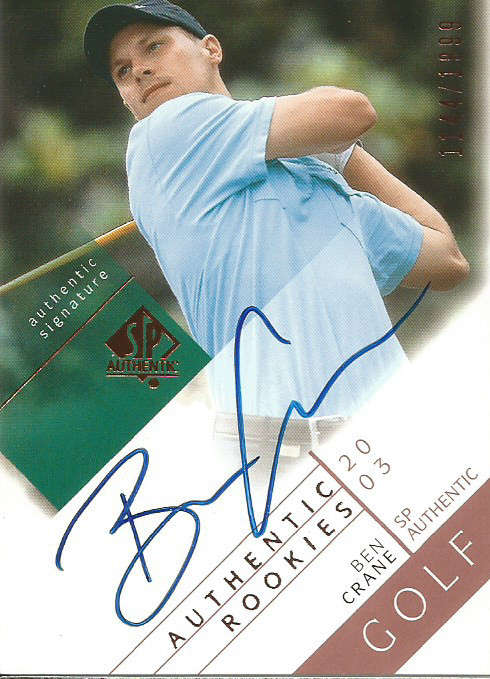 BEN CRANE - ROOKIE `AUTHENTIC SIGNATURE` TRADING CARD 1144 of 1999