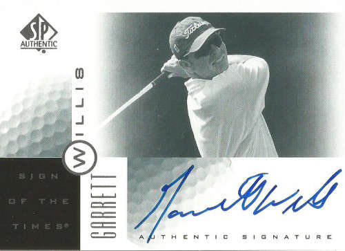 GARETH WILLIS -  `AUTHENTIC SIGNATURE` TRADING CARD - UPPER DECK 2002