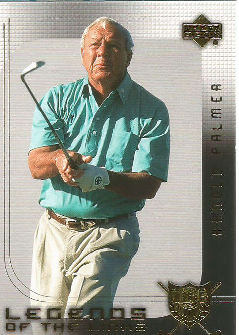 ARNOLD PALMER -  `LEGENDS of GOLF` TRADING CARD - UPPER DECK 2004