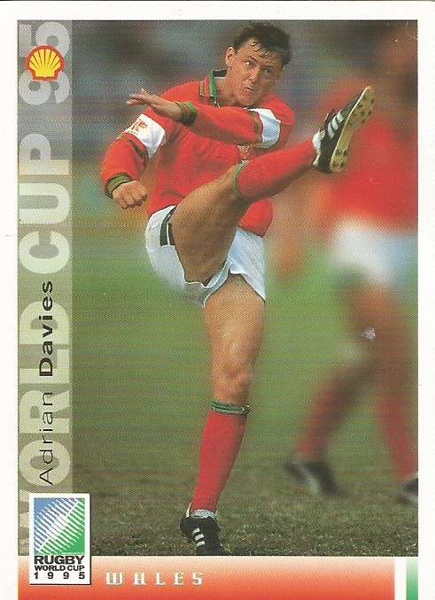 ADRIAN DAVIES - SPORTS DECK "RUGBY WORLD CUP 95" -  BASE TRADING CARD 119