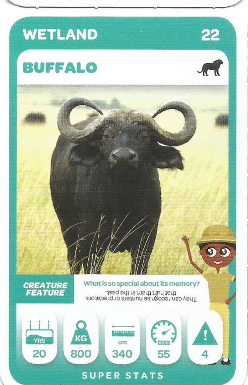 PICK n PAY "SOUTH AFRICAN SUPER ANIMALS" SERIES 2 - TRADING CARD 22