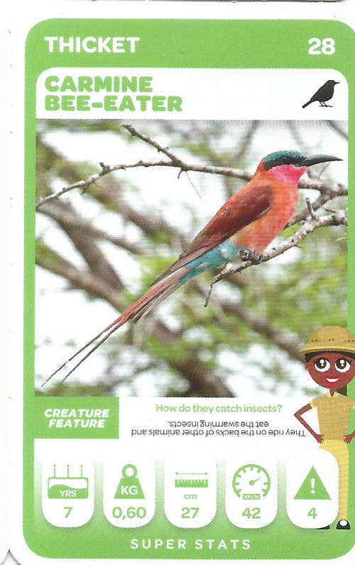 PICK n PAY "SOUTH AFRICAN SUPER ANIMALS" SERIES 2 - TRADING CARD 28