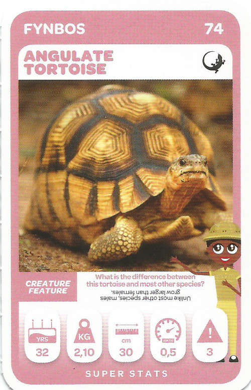 PICK n PAY "SOUTH AFRICAN SUPER ANIMALS" SERIES 2  - TRADING CARD 74