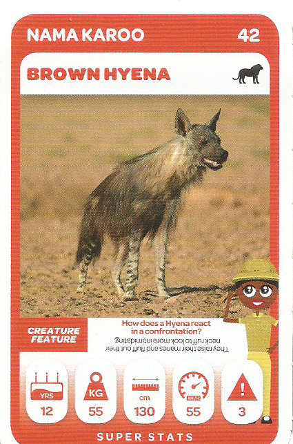 PICK n PAY "SOUTH AFRICAN SUPER ANIMALS" SERIES 2 - TRADING CARD 42