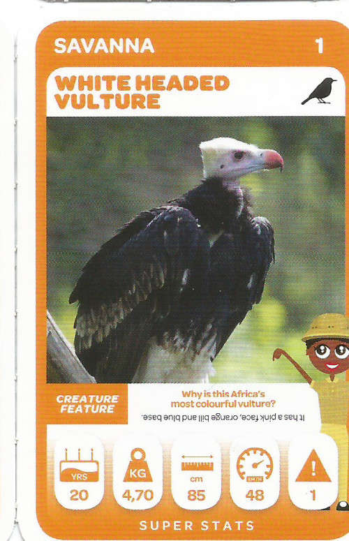 PICK n PAY "SOUTH AFRICAN SUPER ANIMALS" SERIES 2 - TRADING CARD 1