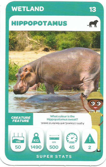 PICK n PAY "SOUTH AFRICAN SUPER ANIMALS" SERIES 2  - TRADING CARD 13