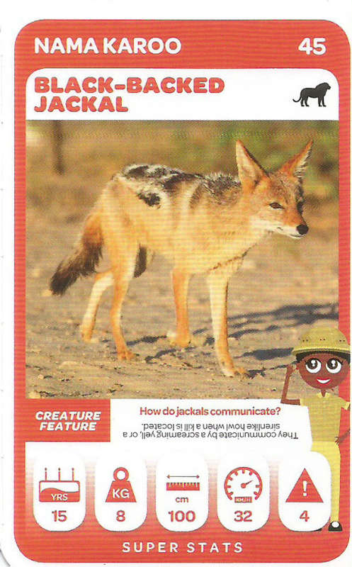 PICK n PAY "SOUTH AFRICAN SUPER ANIMALS" SERIES 2  - TRADING CARD 45