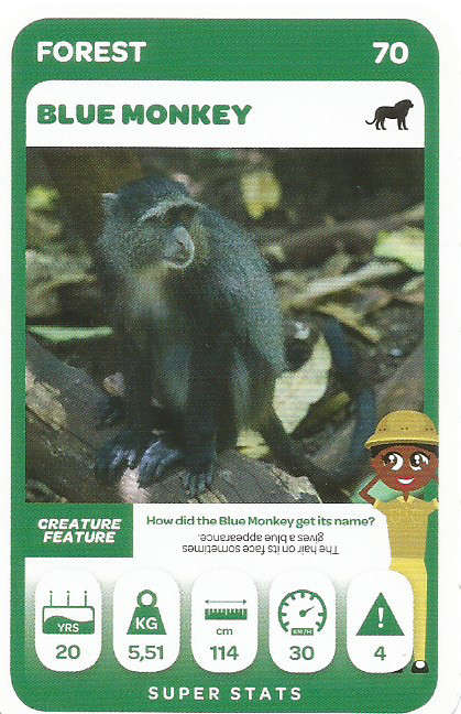 PICK n PAY "SOUTH AFRICAN SUPER ANIMALS" SERIES 2 - TRADING CARD 70