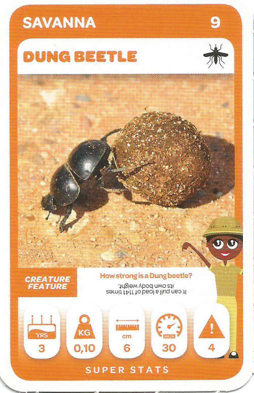 PICK n PAY "SOUTH AFRICAN SUPER ANIMALS" SERIES 2 - TRADING CARD 9