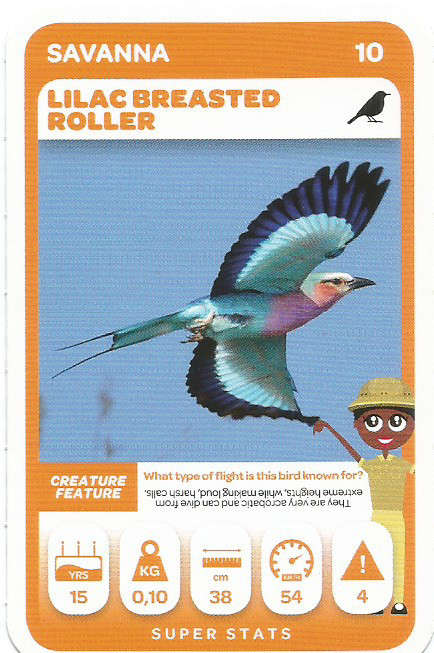 PICK n PAY "SOUTH AFRICAN SUPER ANIMALS" SERIES 2 - TRADING CARD 10