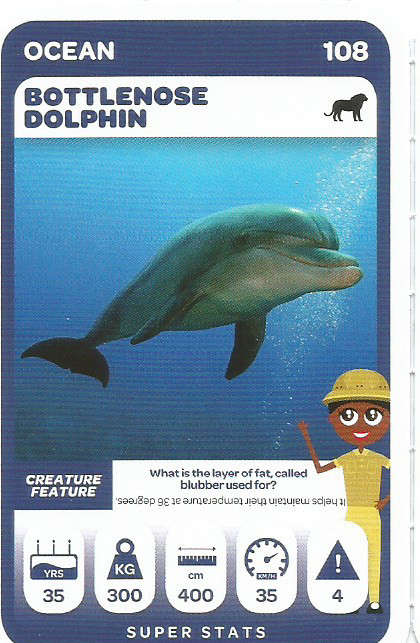 PICK n PAY "SOUTH AFRICAN SUPER ANIMALS" SERIES 2 - TRADING CARD 108