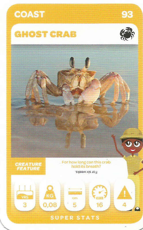PICK n PAY "SOUTH AFRICAN SUPER ANIMALS" SERIES 2 - TRADING CARD 93