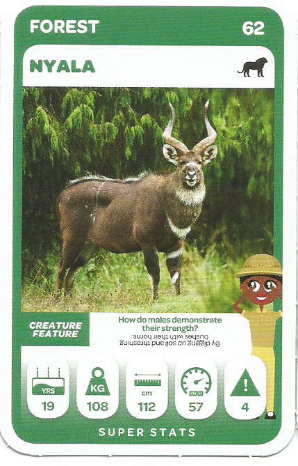 PICK n PAY "SOUTH AFRICAN SUPER ANIMALS" SERIES 2 - TRADING CARD 62