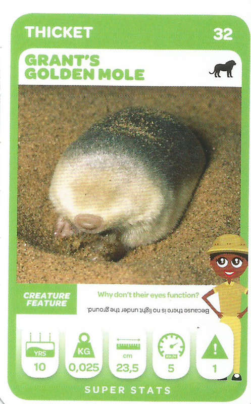PICK n PAY "SOUTH AFRICAN SUPER ANIMALS" SERIES 2 - TRADING CARD 32