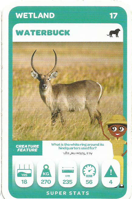 PICK n PAY "SOUTH AFRICAN SUPER ANIMALS" SERIES 2 - TRADING CARD 17