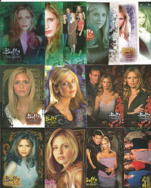 BUFFY "VAMPIRE SLAYER"  TV SERIES - LOT OF 15 "PROMO" TRADING CARDS