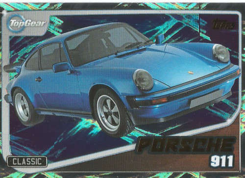 TOP GEAR `TURBO ATTAX 2016/17` - PORCHE 911  `GOLD FOIL` TRADING CARD 237