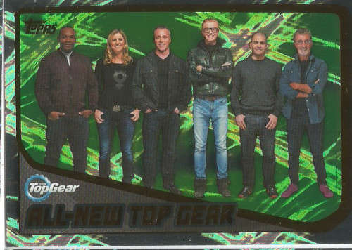 TOP GEAR `TURBO ATTAX 2016/17` - BBC TOP GEAR PRESENTERS  `GOLD FOIL` TRADING CARD 240
