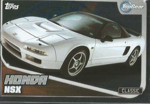 TOP GEAR `TURBO ATTAX 2016/17` - HONDA NSX  `FOIL` TRADING CARD 217