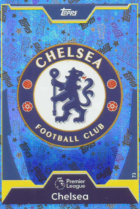 CHELSEA - MATCH ATTAX 2017/18 - SILVER "TEAM LOGO" TRADING CARD