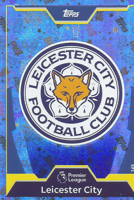 LEICESTER CITY FC - MATCH ATTAX 2017/18 - SILVER "TEAM LOGO" TRADING CARD