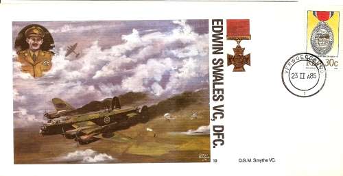 South Africa Airforce - Flight cover #19 - "EDWIN SWALES VC, DFC" -7085 of 8000