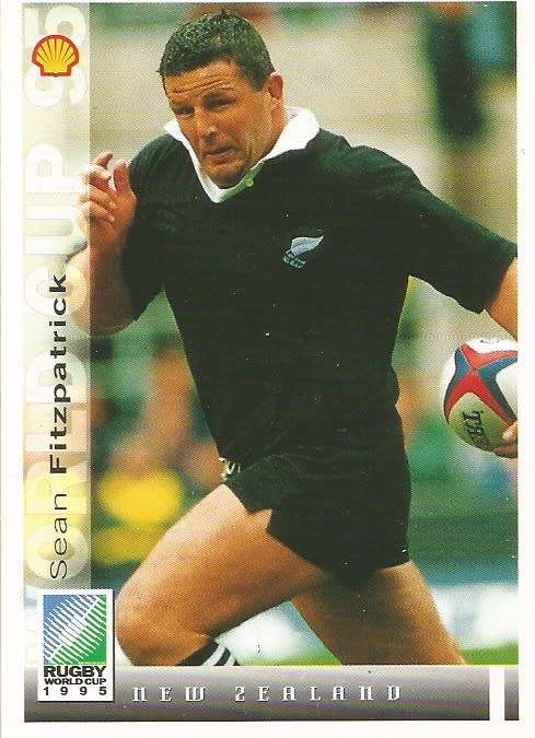 SEAN FITZPATRICK - SPORTS DECK "RUGBY WORLD CUP 95" -  BASE TRADING CARD 151