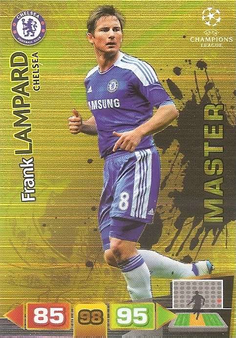 CHAMPIONS LEAGUE  2012 ADRENALYN XL - FRANK LAMPARD "MASTER GOLD" CARD