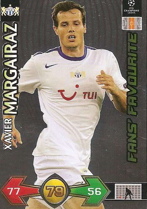 CHAMPIONS LEAGUE S/STRIKES UPDATES 2009/10 - XAVIER MARGAIRAZ FANS FAVOURITE CARD