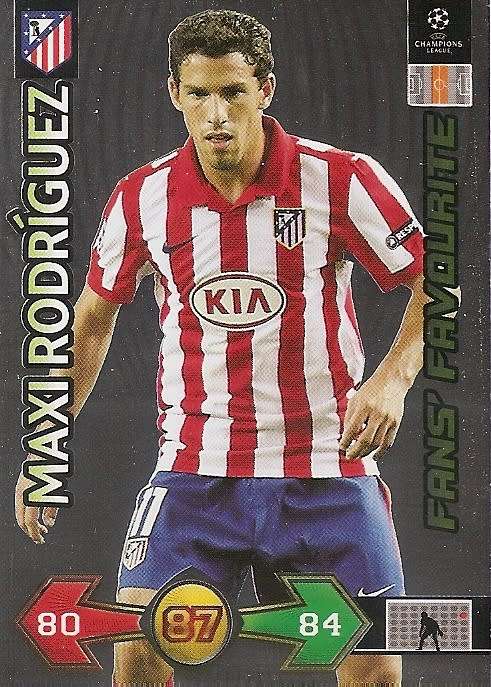 CHAMPIONS LEAGUE S/STRIKES UPDATES 2009/10 - MAXI RODRIGUEZ FANS FAVOURITE CARD